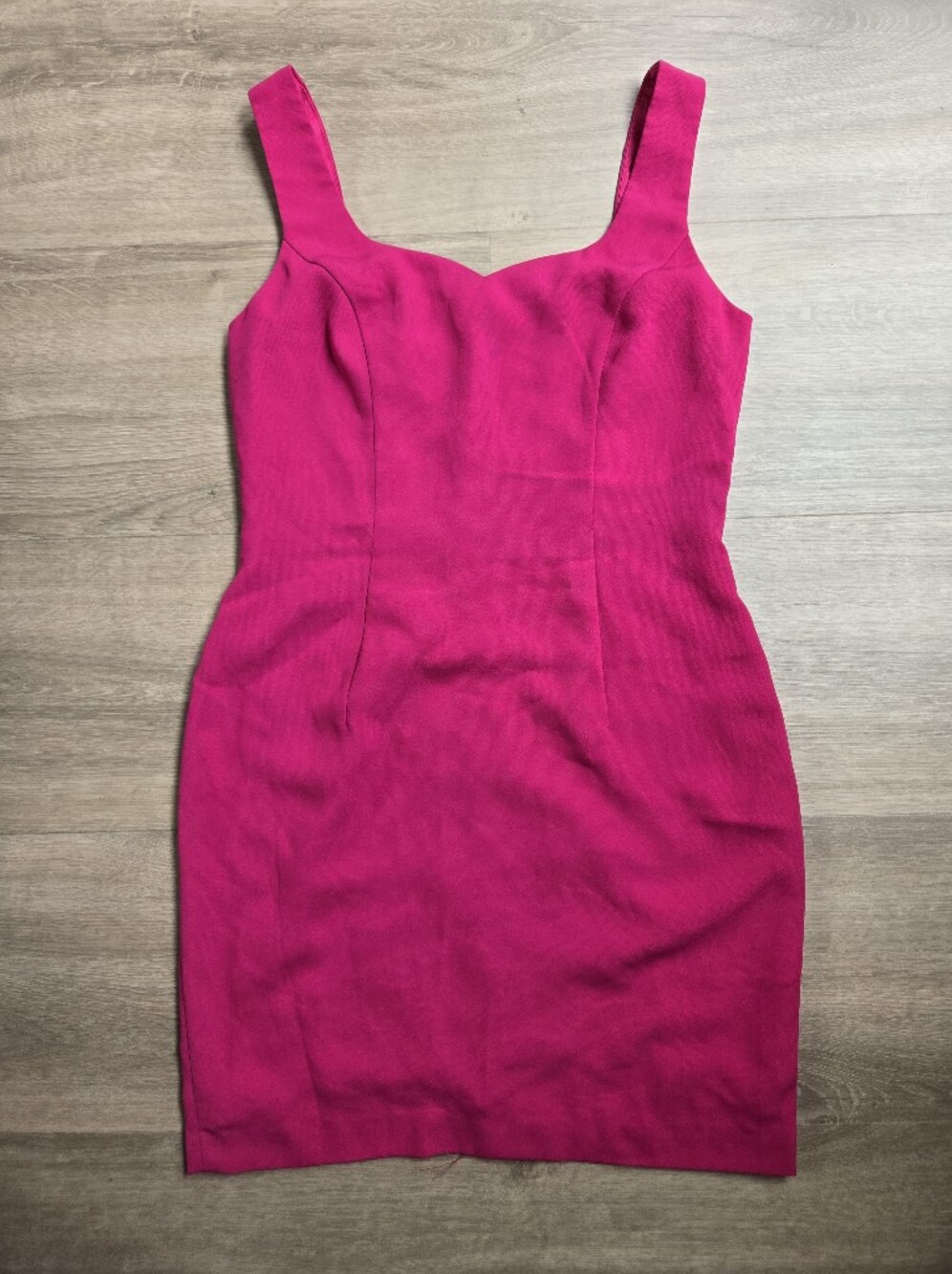 Donna Ricco Hot Pink Sleeveless Sheath Dress